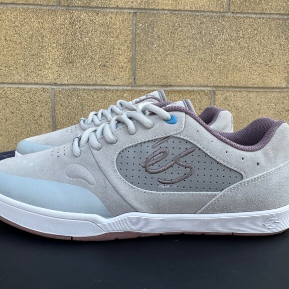 ES  Swift 1.5  Grey/Dark Grey/Blue skateboarding sneaker shoes Size 9 NWOB - Picture 1 of 11